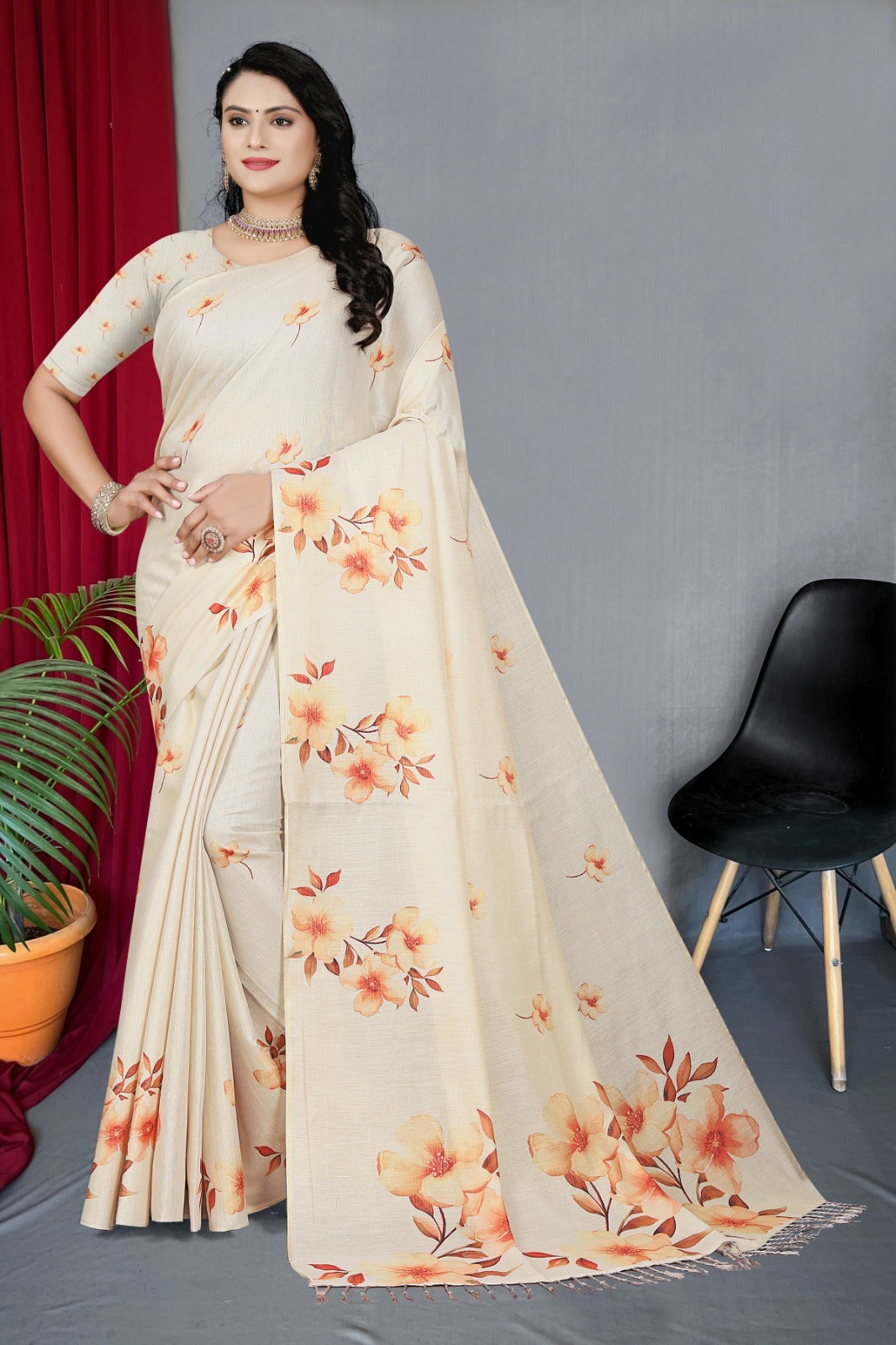 Synthetic Silk Saree.