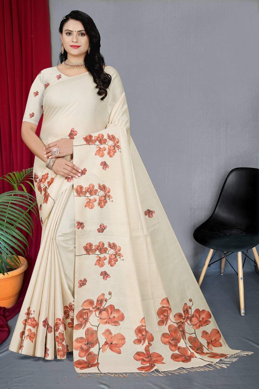 Synthetic Silk Saree.