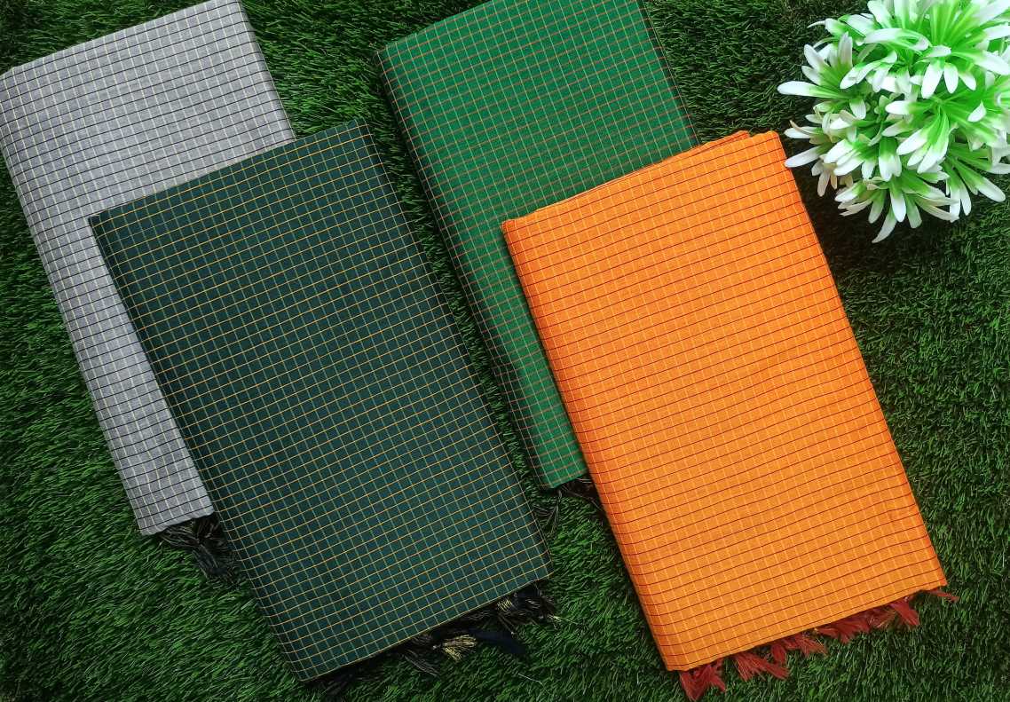 Cotton Silk Saree -555 Rs x 4 Pcs - Bulksbt005-1