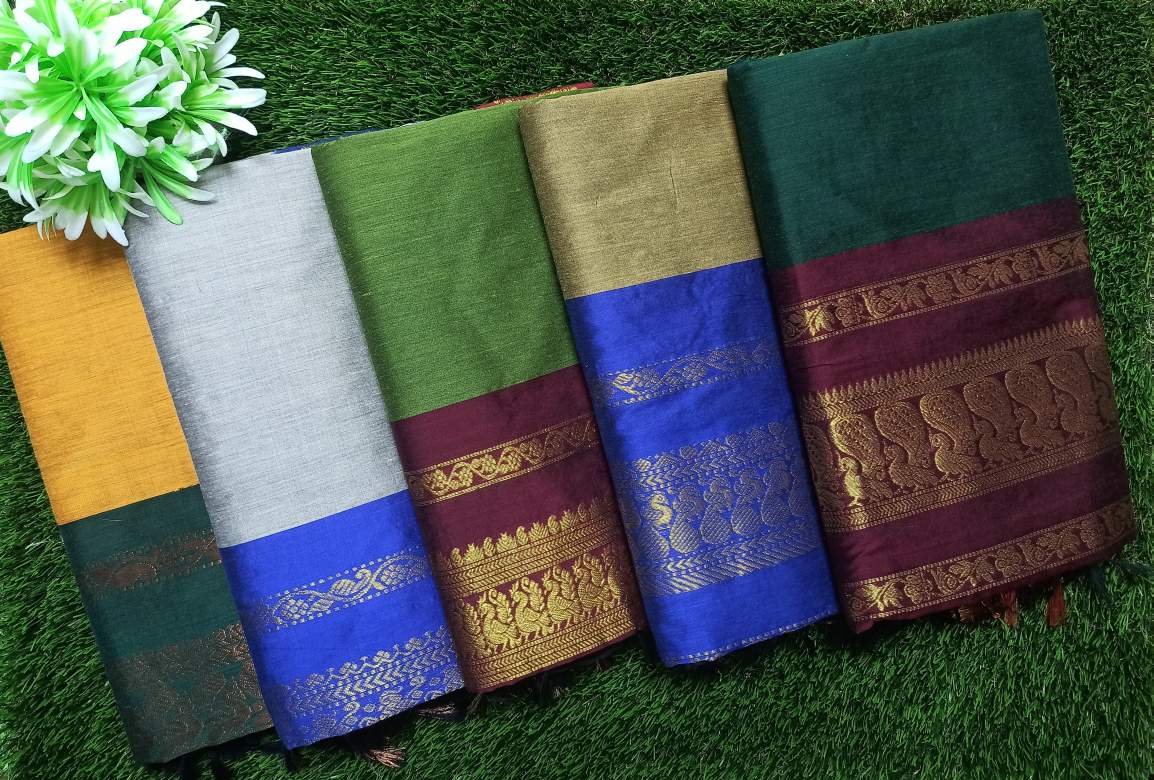 Cotton Silk Saree - 715 Rs x 5 pcs - Bulksbt009