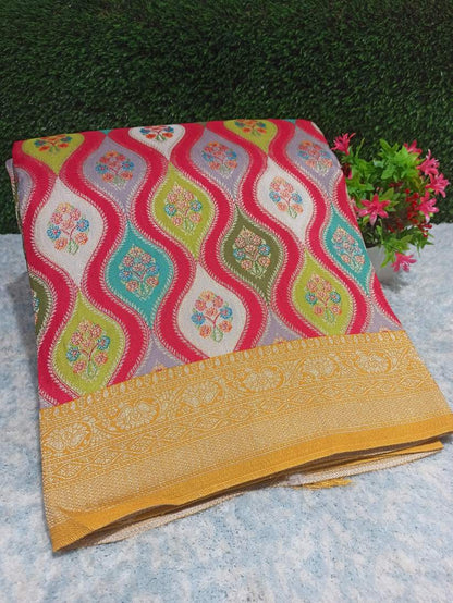 Kanchi Mix Silk Saree.