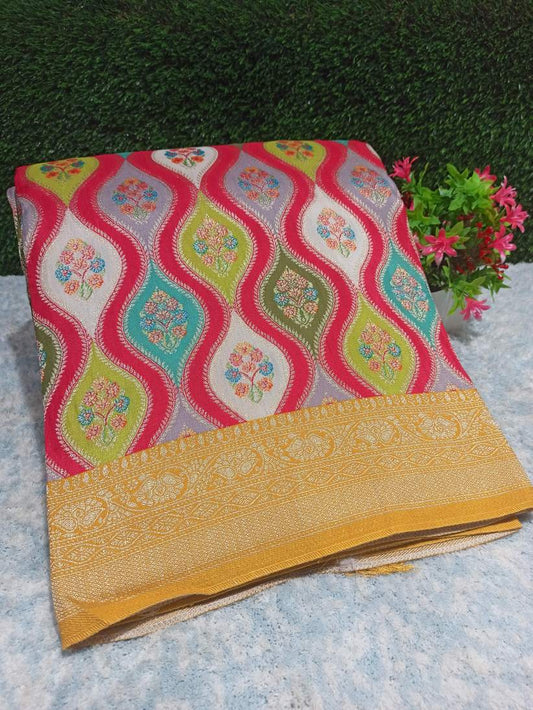 Kanchi Mix Silk Saree.