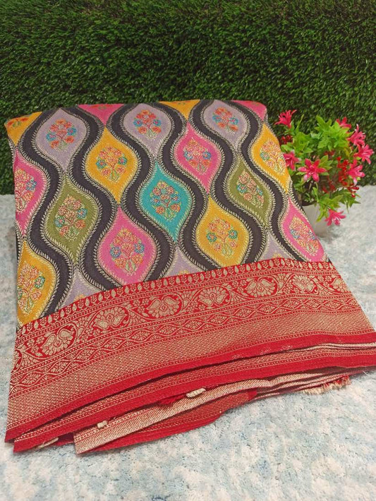 Kanchi Mix Silk Saree.