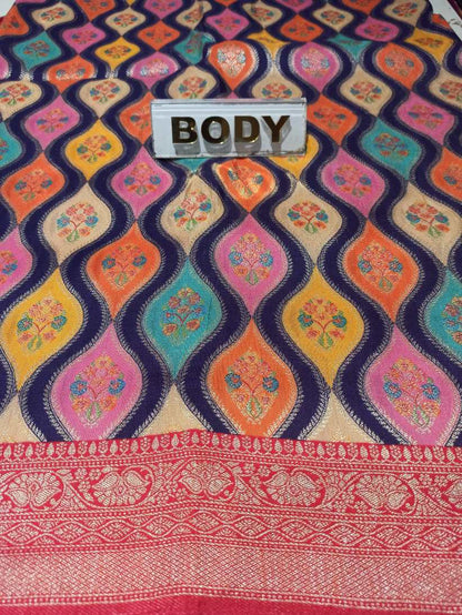 Kanchi Mix Silk Saree.