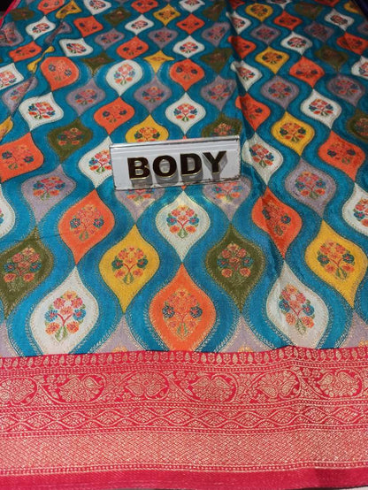 Kanchi Mix Silk Saree.