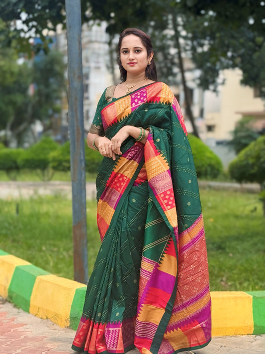 Pure Linen Silk Saree.