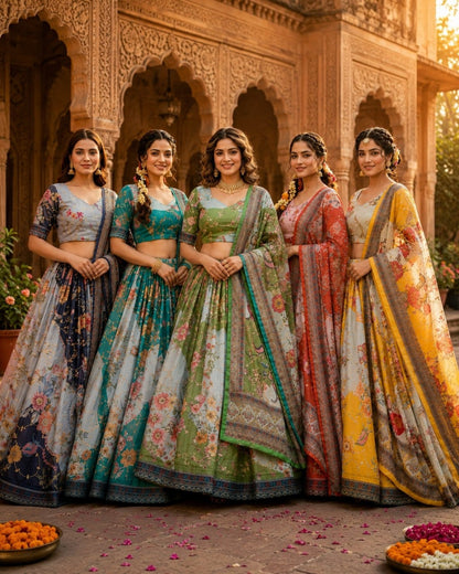 New Semi Stitiched Lehenga Choli
