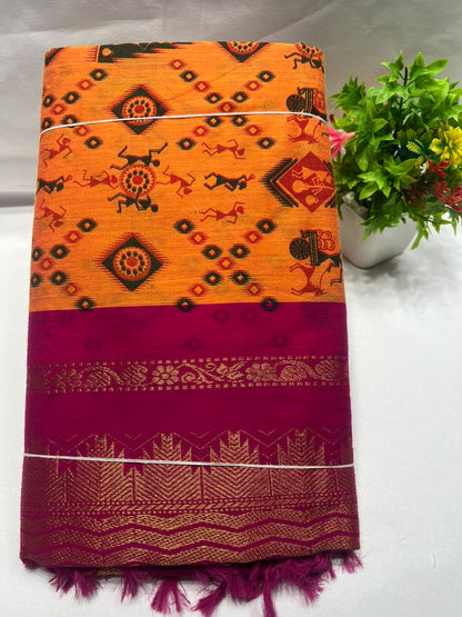 Pure Cotton Silk Saree