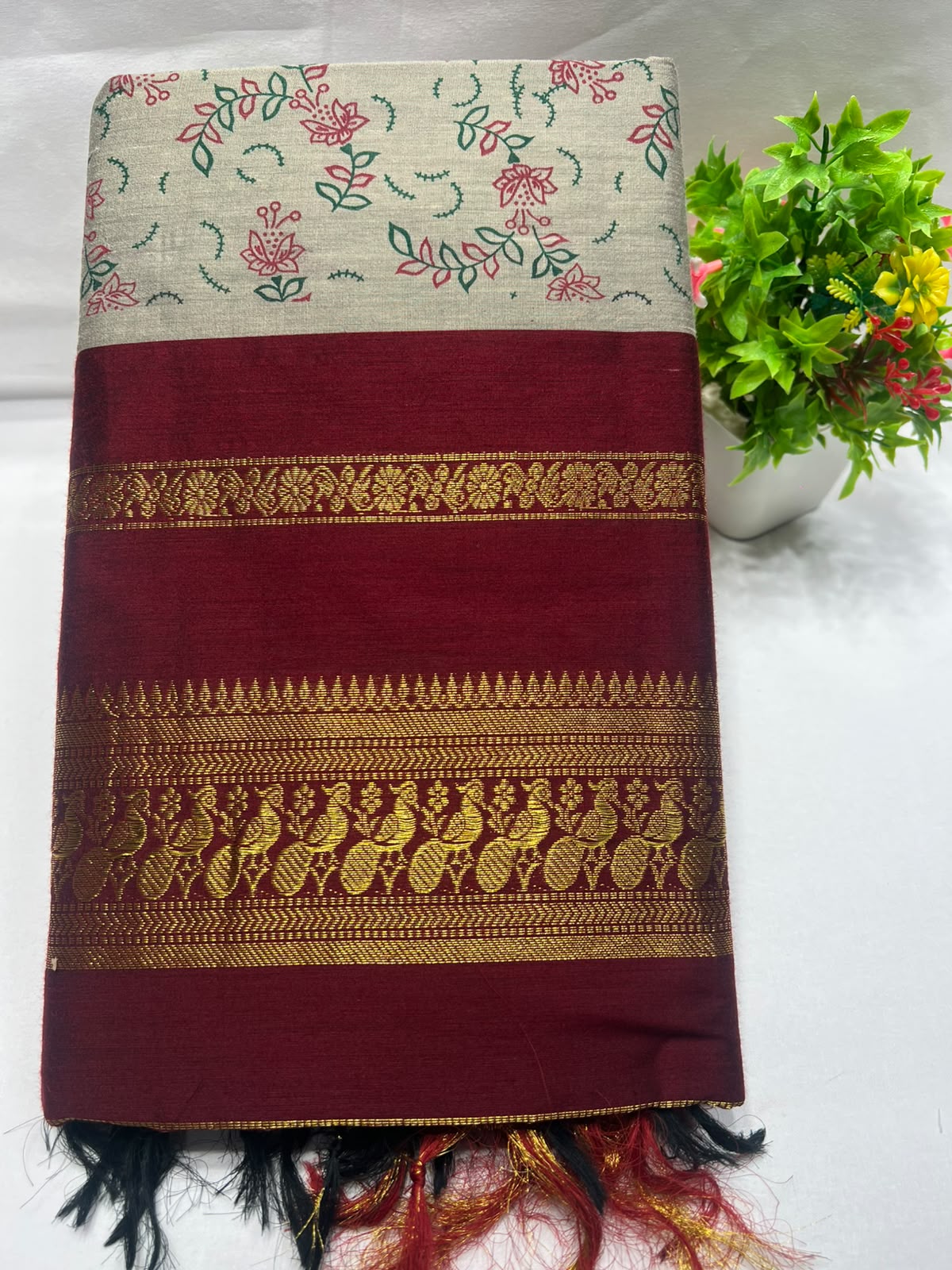 Pure Cotton Silk Saree