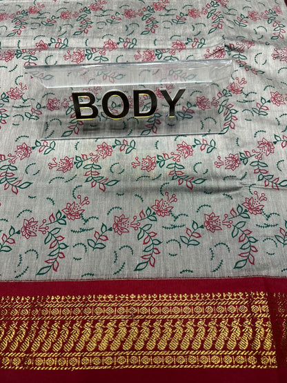 Pure Cotton Silk Saree