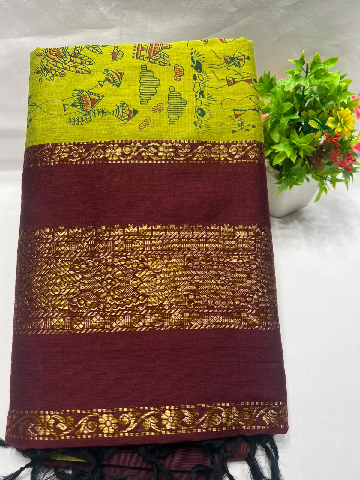 Pure Cotton Silk Saree