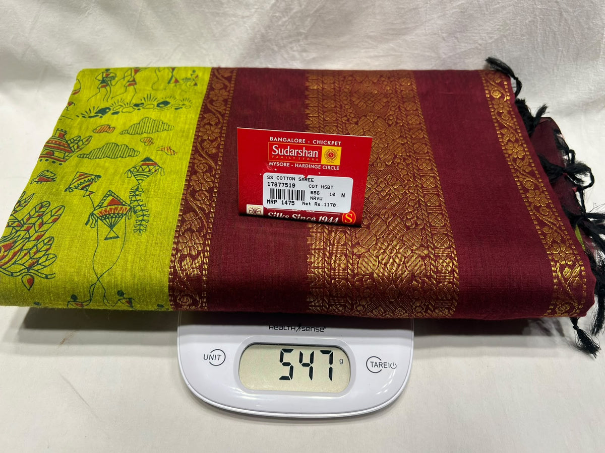 Pure Cotton Silk Saree