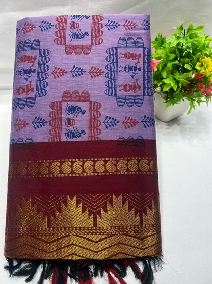 Pure Cotton Silk Saree