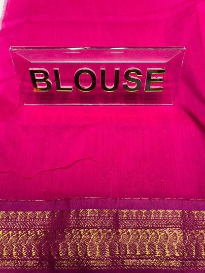Pure Cotton Silk Saree