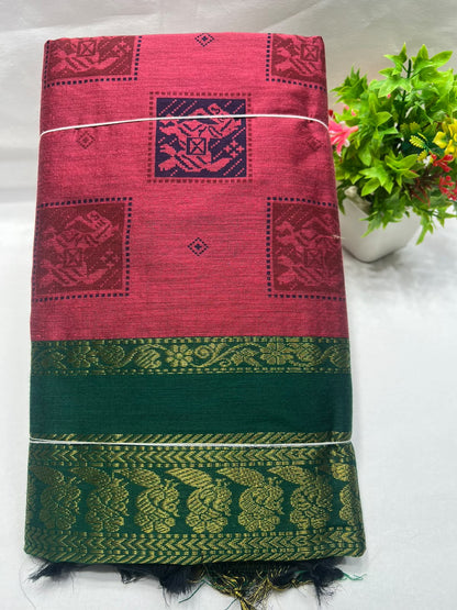 Pure Cotton Silk Saree