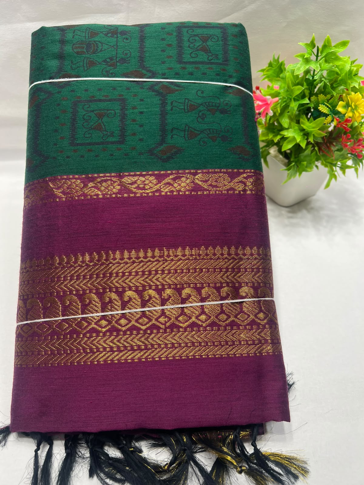 Pure Cotton Silk Saree