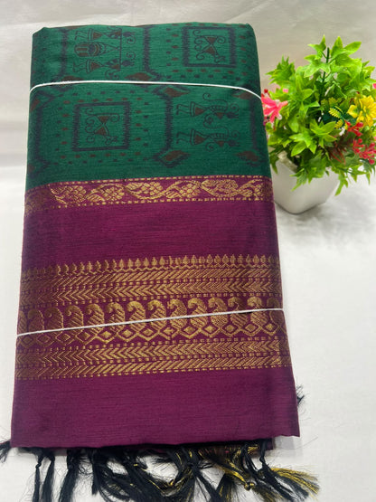Pure Cotton Silk Saree