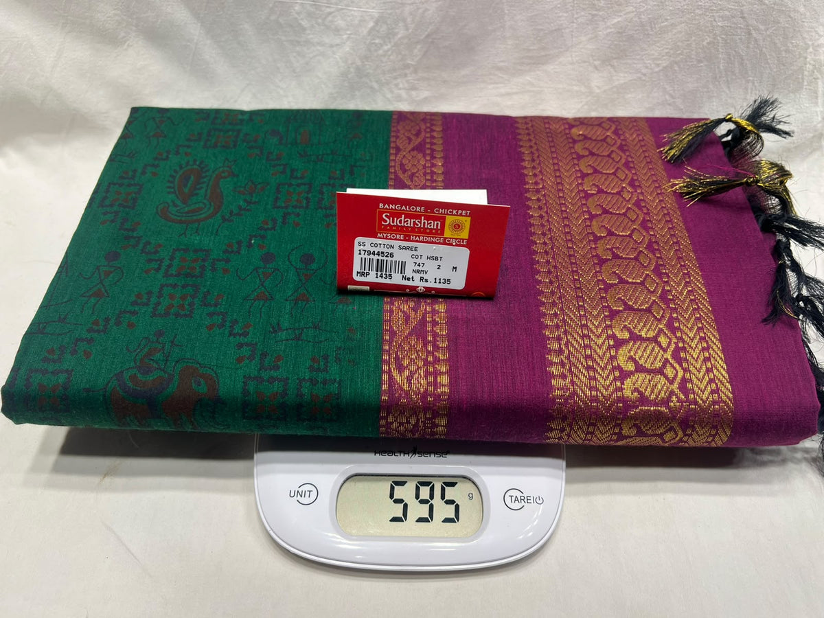 Pure Cotton Silk Saree