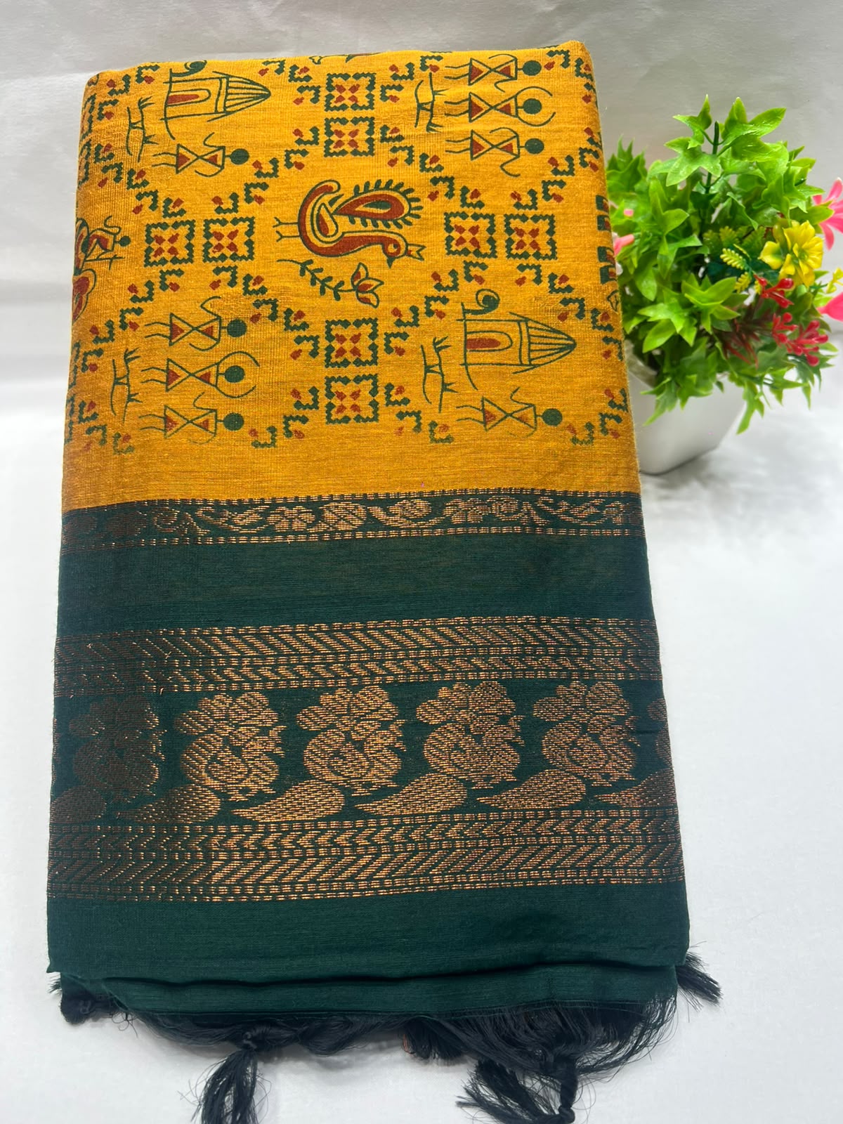 Pure Cotton Silk Saree