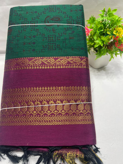 Pure Cotton Silk Saree