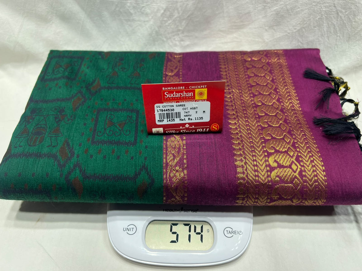 Pure Cotton Silk Saree