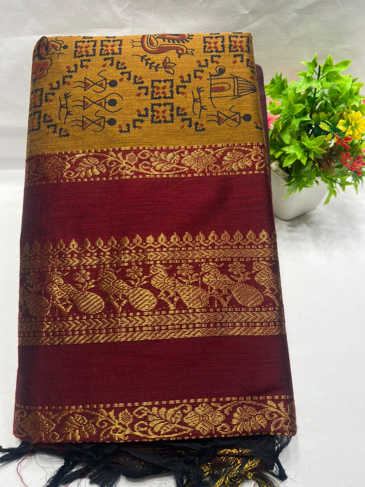 Pure Cotton Silk Saree