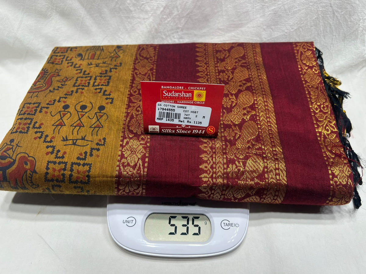 Pure Cotton Silk Saree