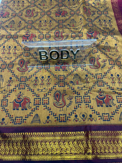 Pure Cotton Silk Saree