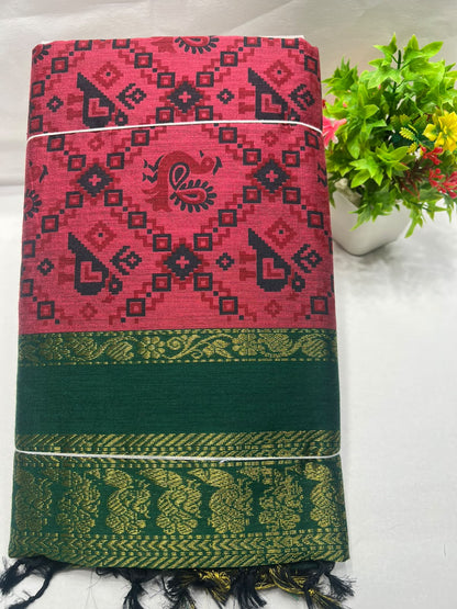 Pure Cotton Silk Saree
