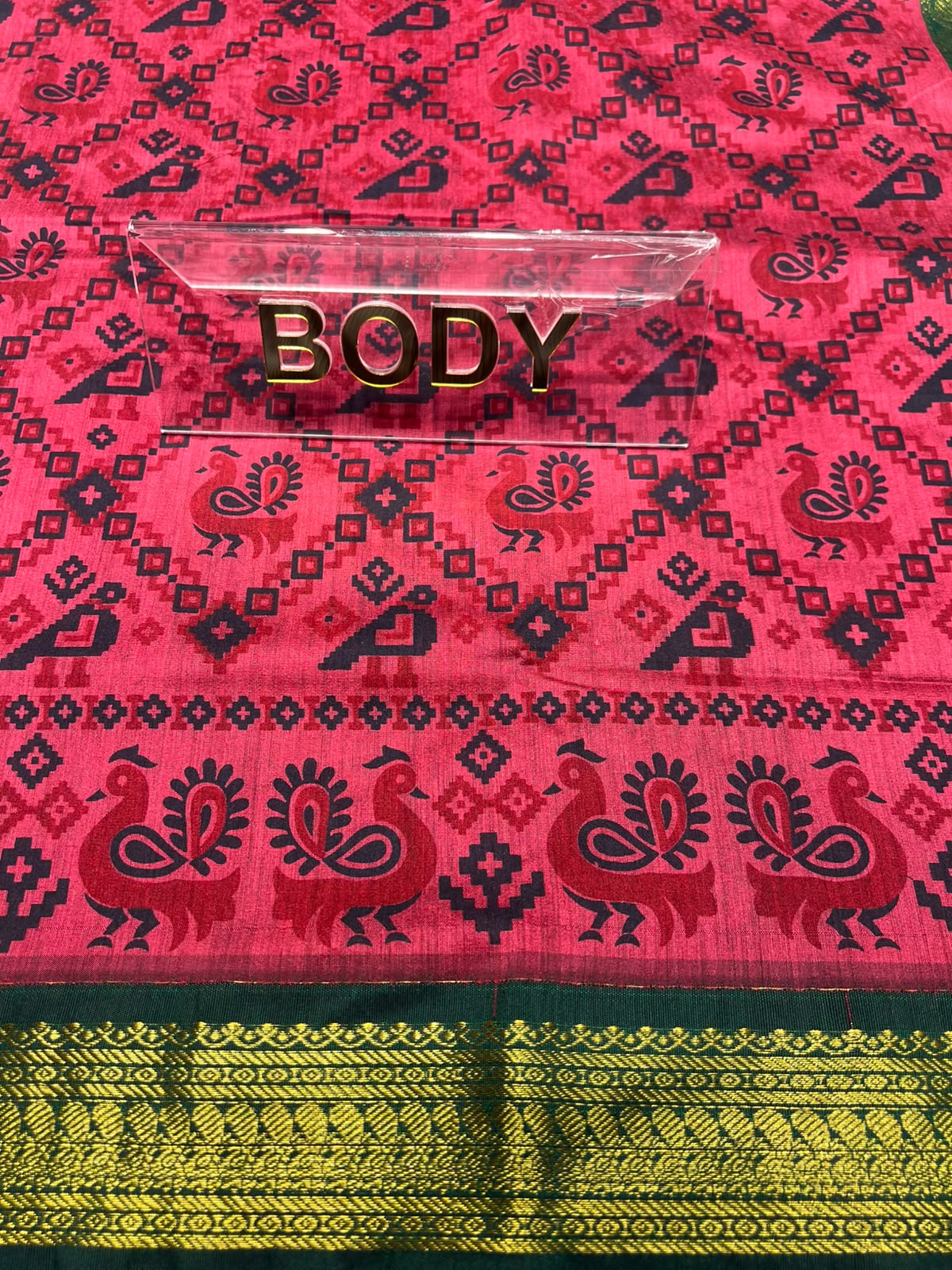 Pure Cotton Silk Saree