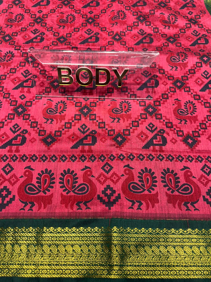 Pure Cotton Silk Saree