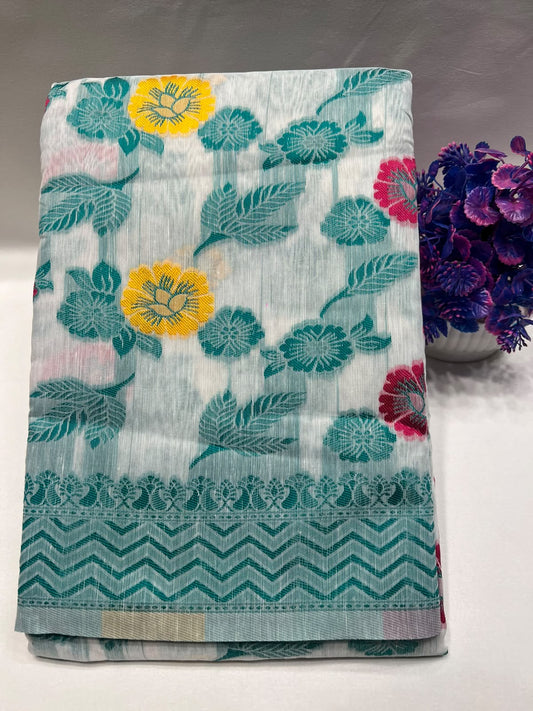 Pure Cotton Silk Saree