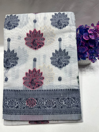 Pure Cotton Silk Saree