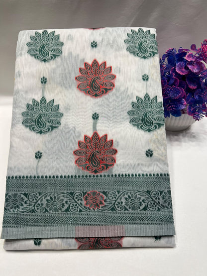 Pure Cotton Silk Saree