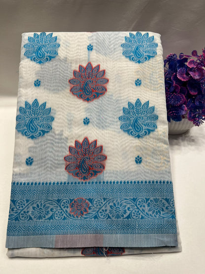 Pure Cotton Silk Saree
