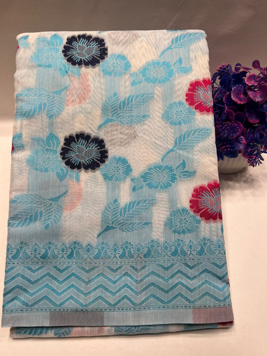 Pure Cotton Silk Saree