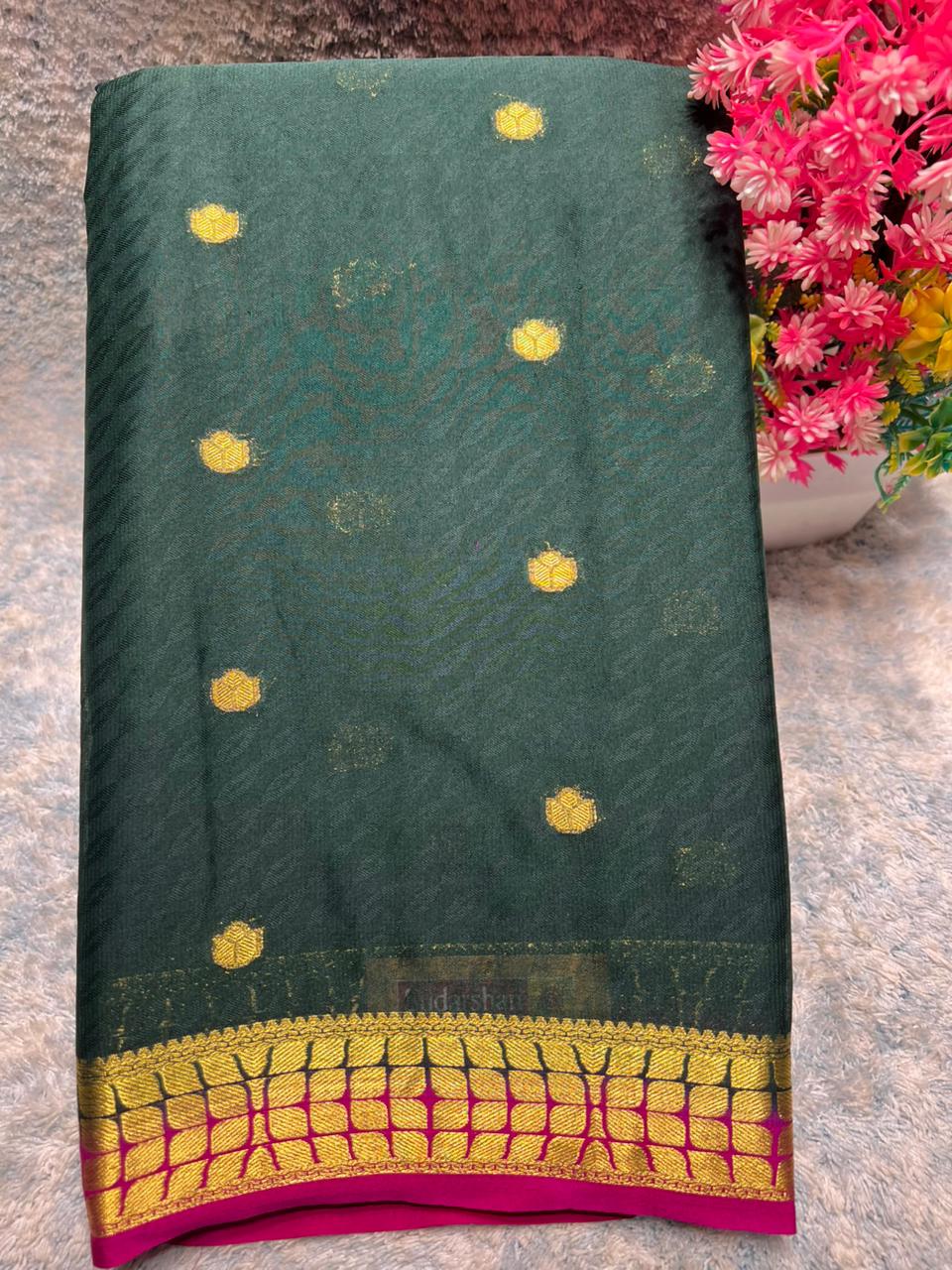 Artificial / Mix Crape Sarees