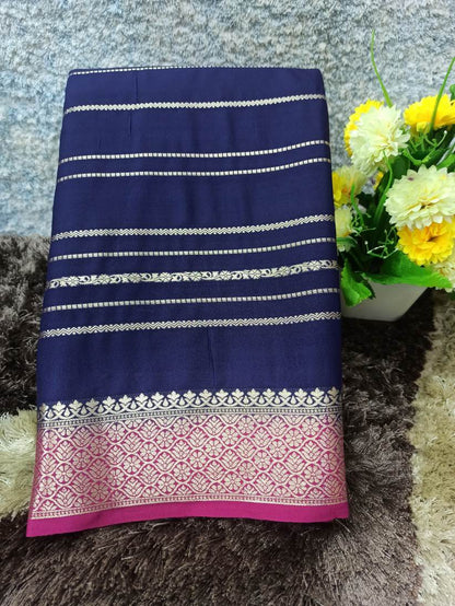 Artificial / Mix Crape Sarees
