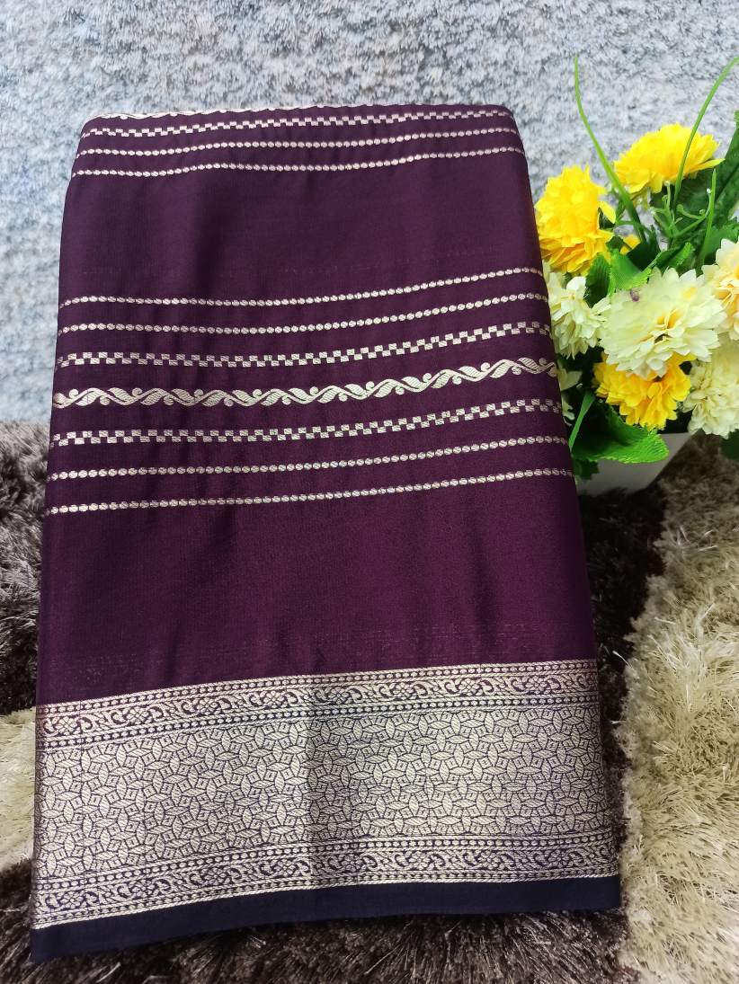 Artificial / Mix Crape Sarees