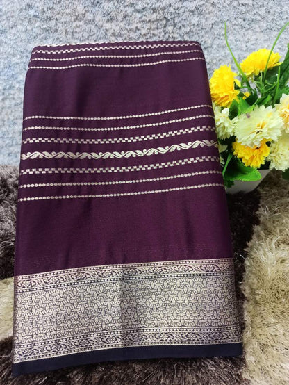 Artificial / Mix Crape Sarees