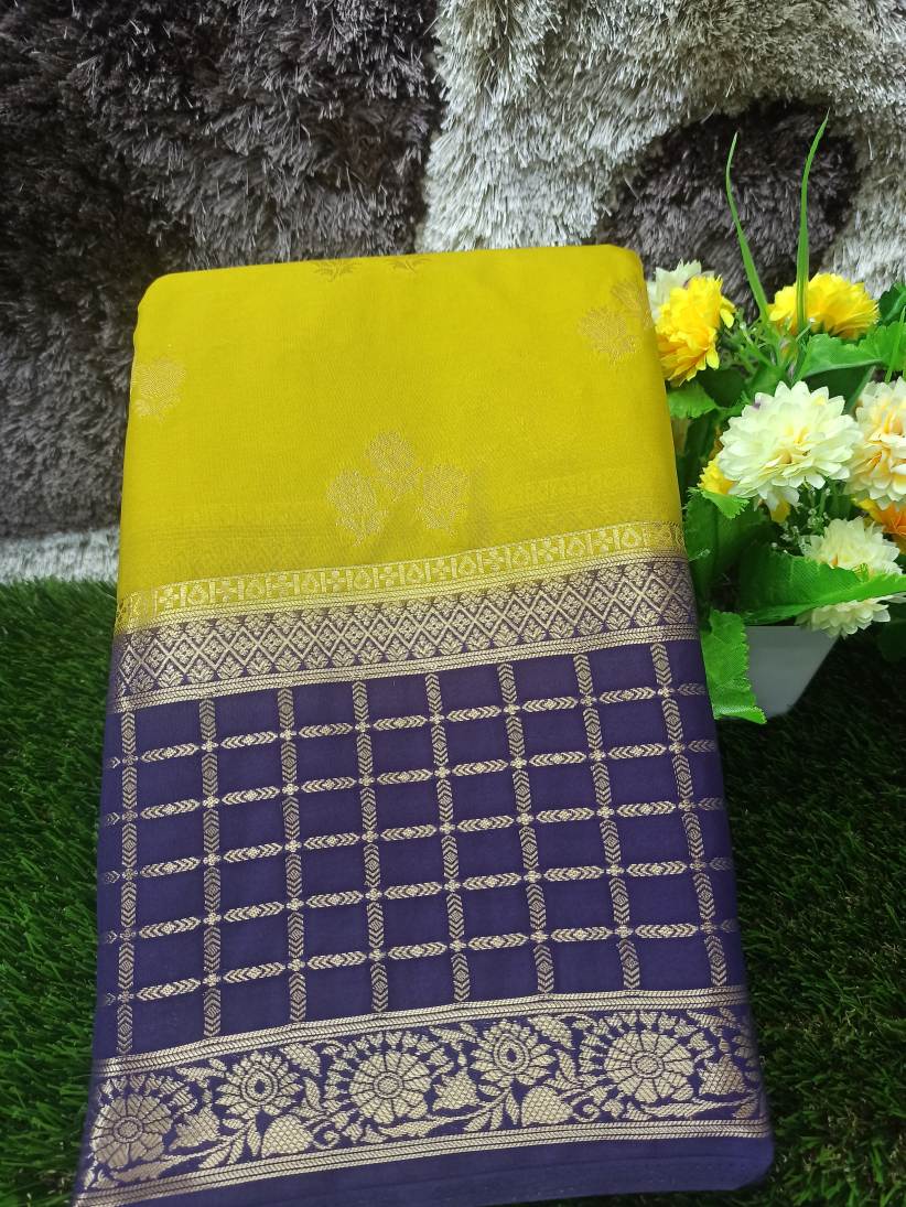 Artificial / Mix Crape Sarees