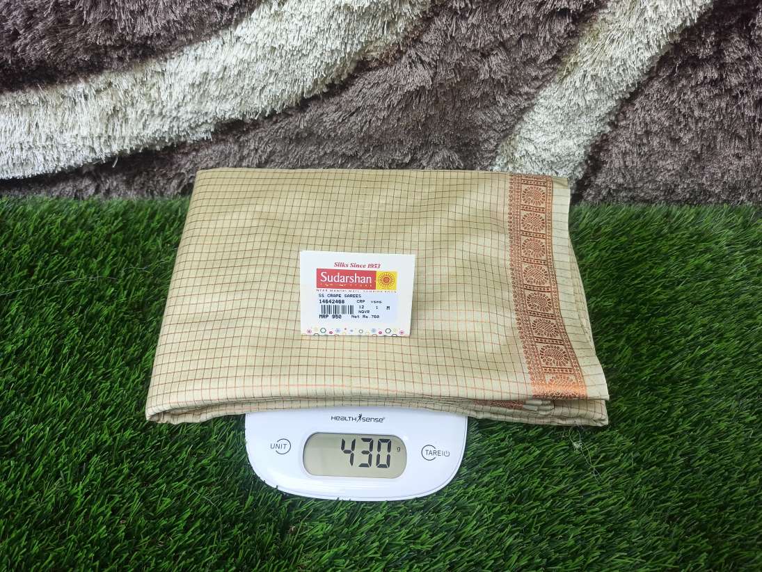 Artificial / Mix Crape Sarees ( Semi Crape )