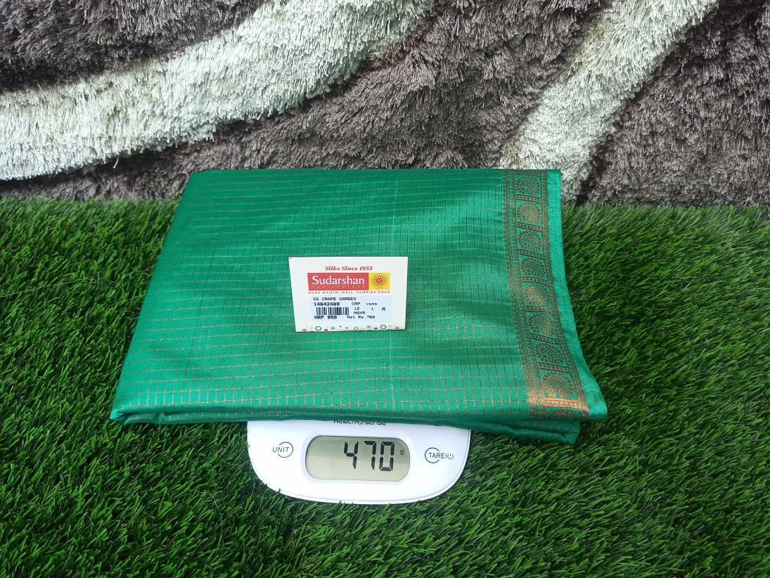 Artificial / Mix Crape Sarees ( Semi Crape )