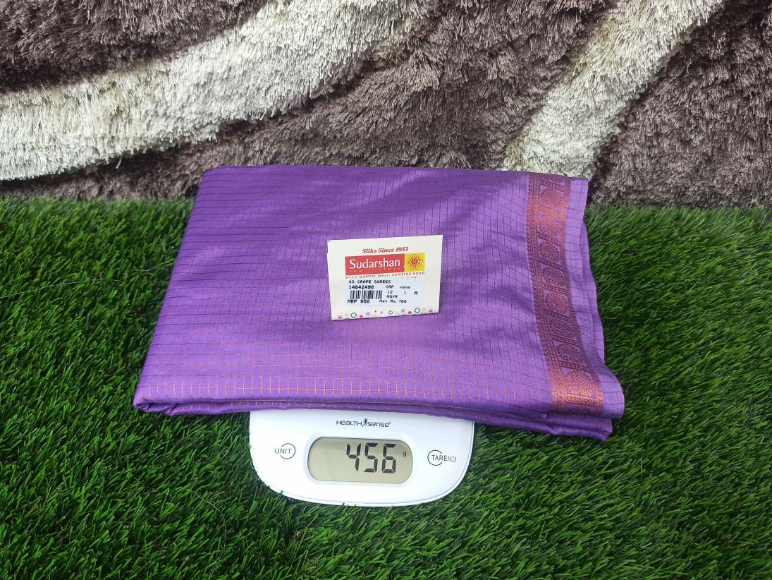 Artificial / Mix Crape Sarees ( Semi Crape )