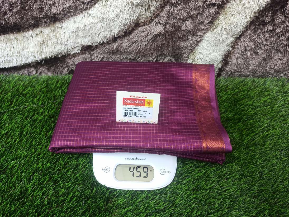 Artificial / Mix Crape Sarees ( Semi Crape )