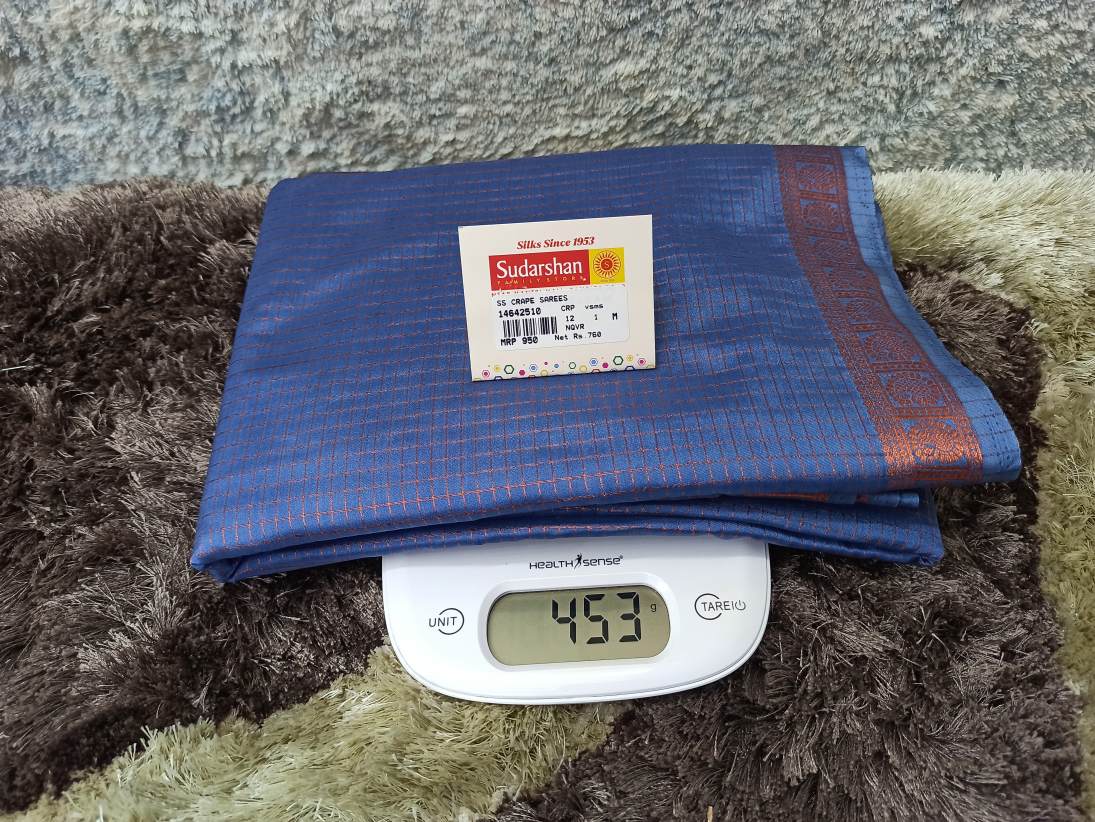 Artificial / Mix Crape Sarees ( Semi Crape )