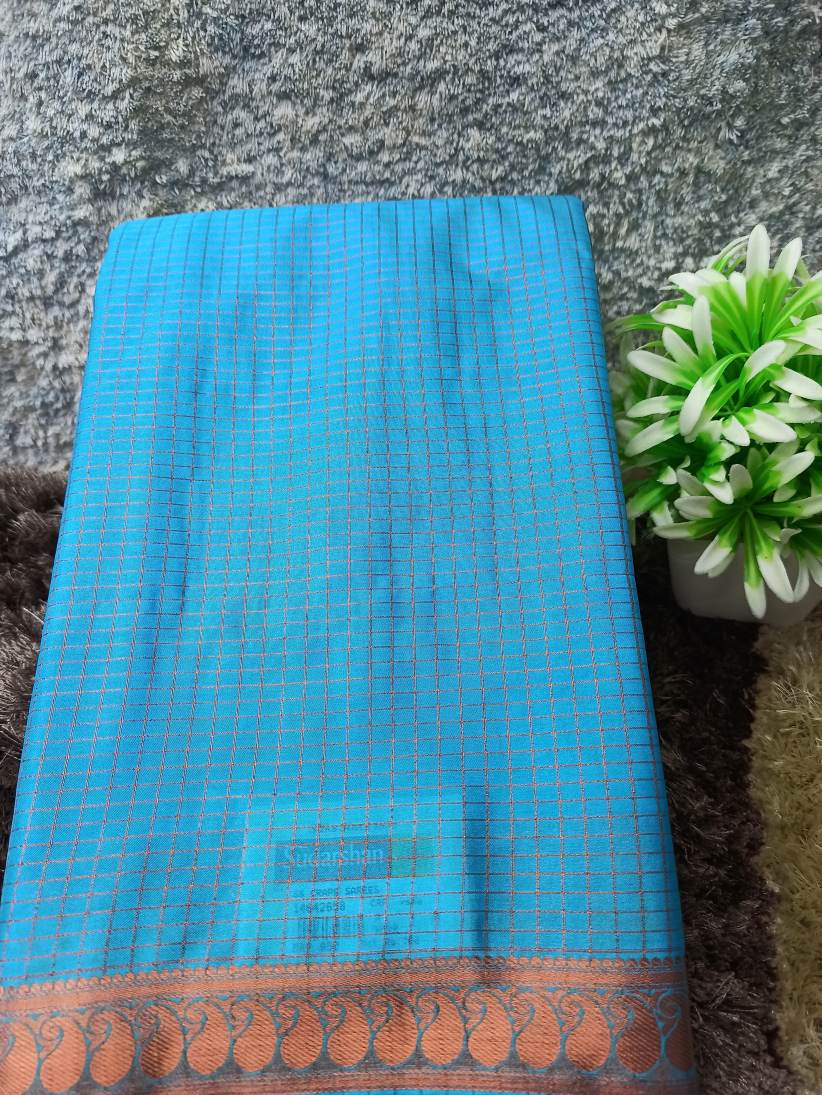 Artificial / Mix Crape Sarees ( Semi Crape )