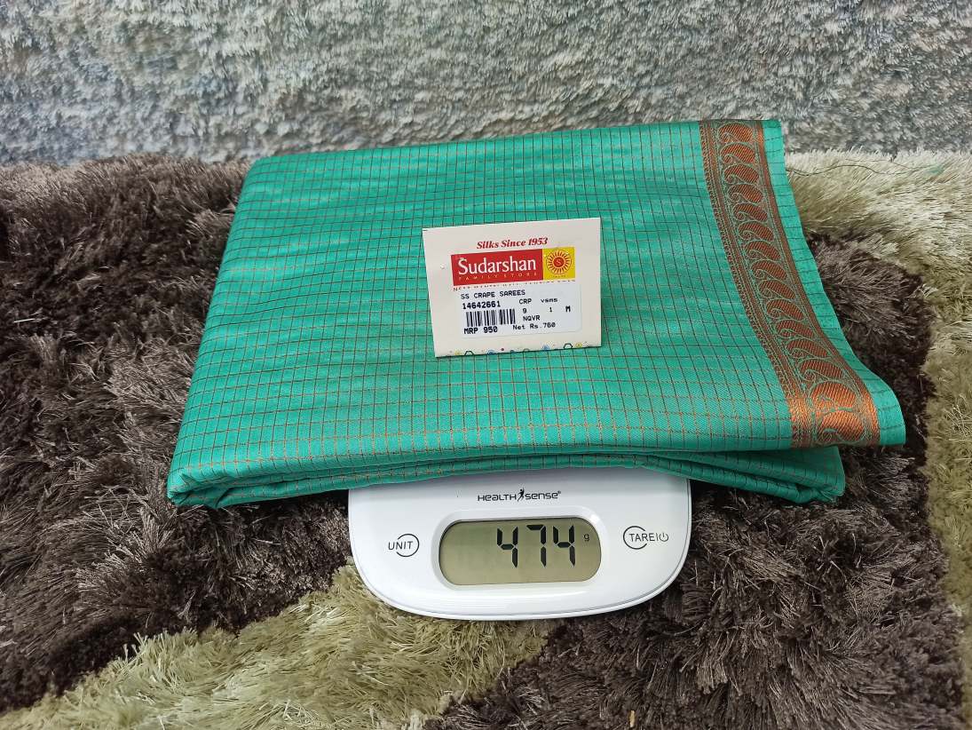 Artificial / Mix Crape Sarees ( Semi Crape )