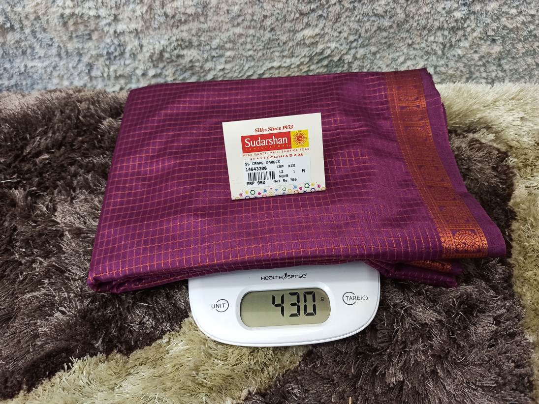 Artificial / Mix Crape Sarees ( Semi Crape )