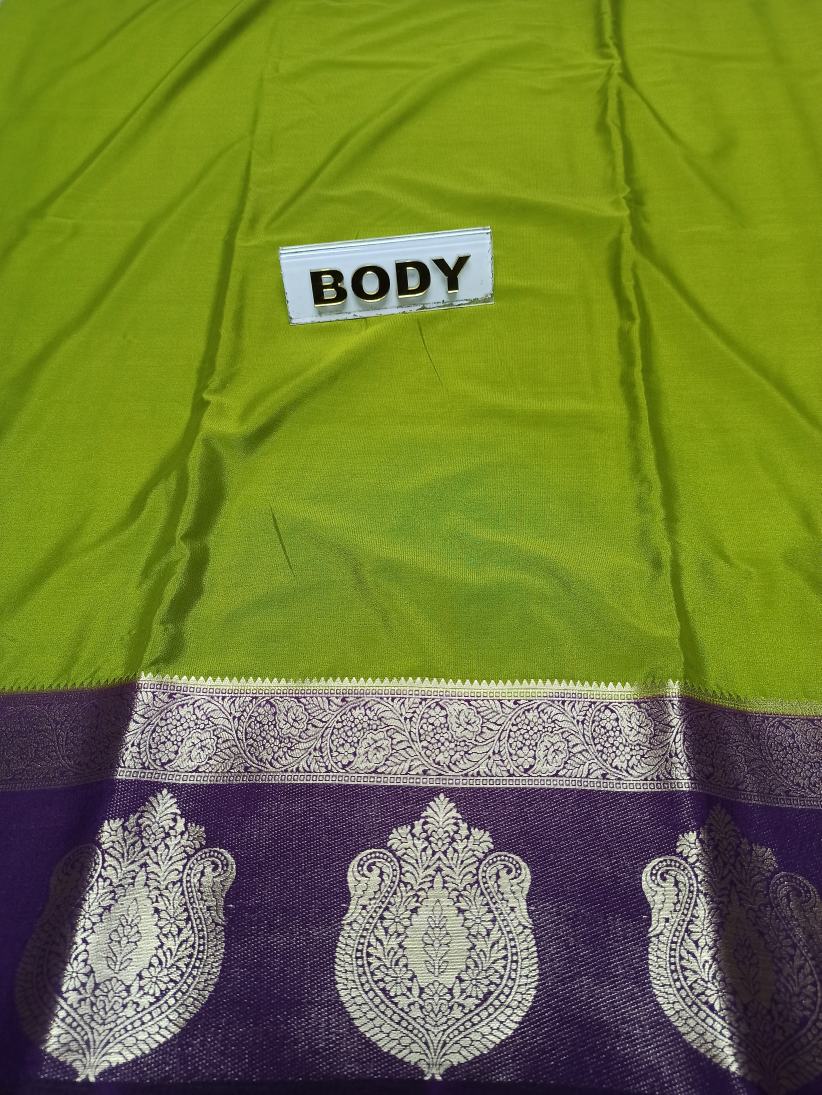 Artificial / Mix Crape Sarees ( Semi Crape )